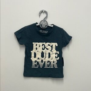 Kids' Navy Blue 'Best Dude Ever' T-Shirt